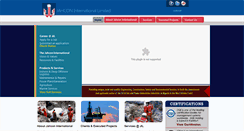 Desktop Screenshot of jahconintltd.net